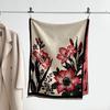 Autumn and winter new double-sided color oil painting series imitation cashmere thickened warm scarf women's air conditioner shawl
