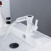 Intelligent Digital Display Hot and Cold Faucet Bathroom Vanity Washbasin Washbasin Hot and Cold Faucet