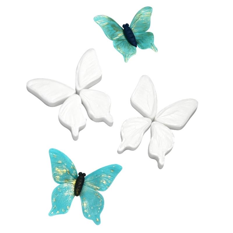 

8x/Set Butterfly Epoxy Resin Molds Silicone Moulds Castings Molds Candle Molds DIY Baking Molds for Candy Decorations 1