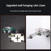 Tool Less Wall Mounting Bracket Holder For Level Featuring 360 Degree Rotation Stainless Steel Frame And Antislip Clamps