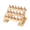 Simple solid wood cone ring display rack jewelry rack ring rack display jewelry rack live stream stall props