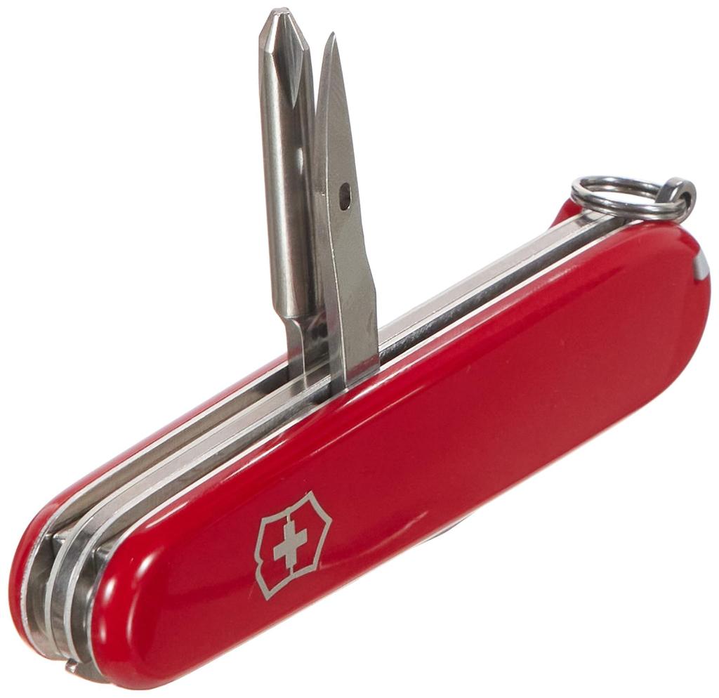 VICTORINOX Hiker Swiss Army a with 13 including a saw and a Phillips head perfect for DIY hiking and Knife, Swiss-made multi-tool functions,