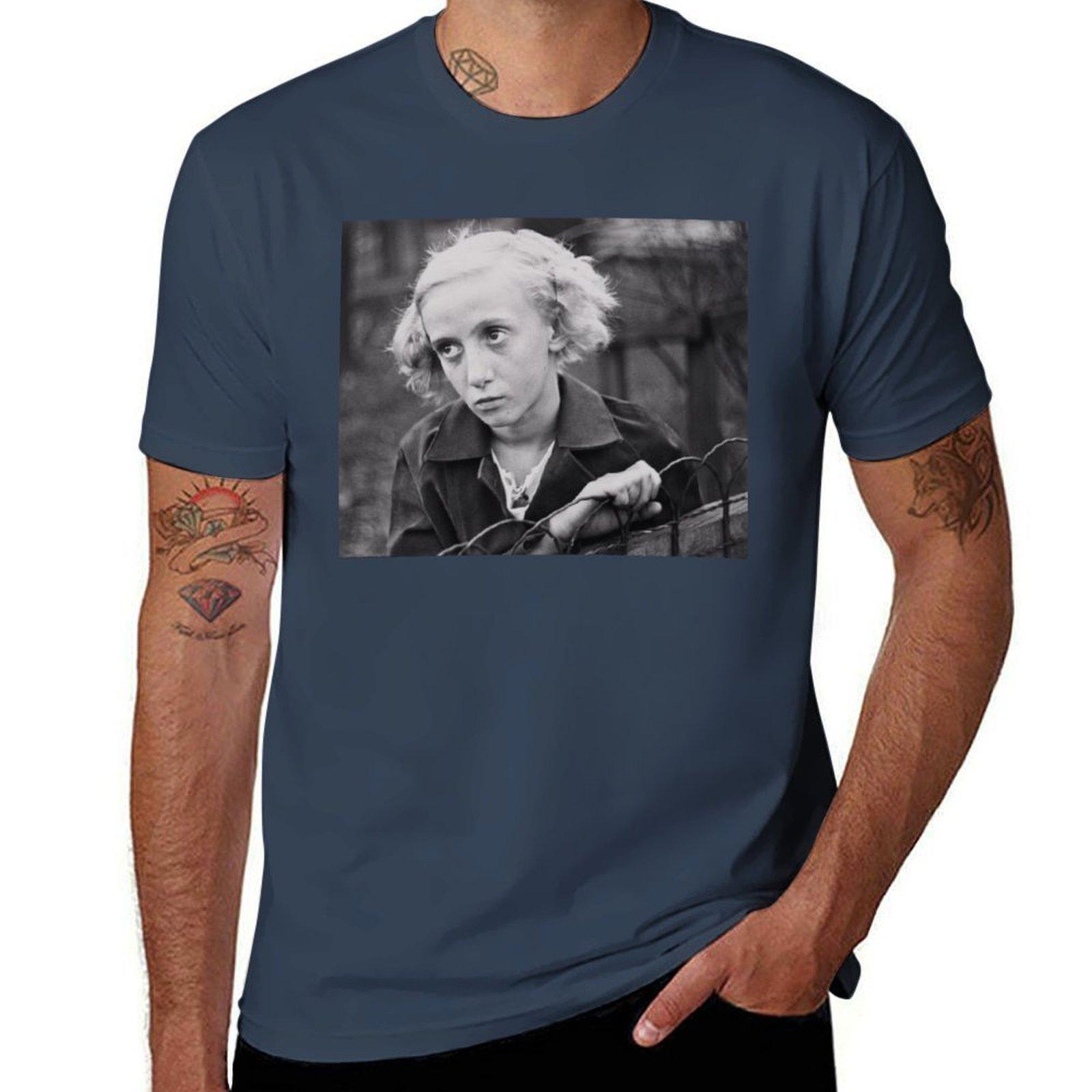 Walker Evans Young Girl 1936 Tshirt Abstract Pattern Print Top S