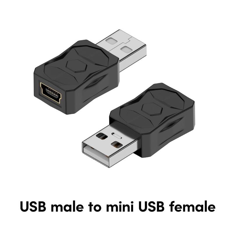 USB2.0 Adapter Micro/Mini Stecker Buchse Konverter Anschluss USB Ladeadapter für Computer Tablet PC Mobiltelefone