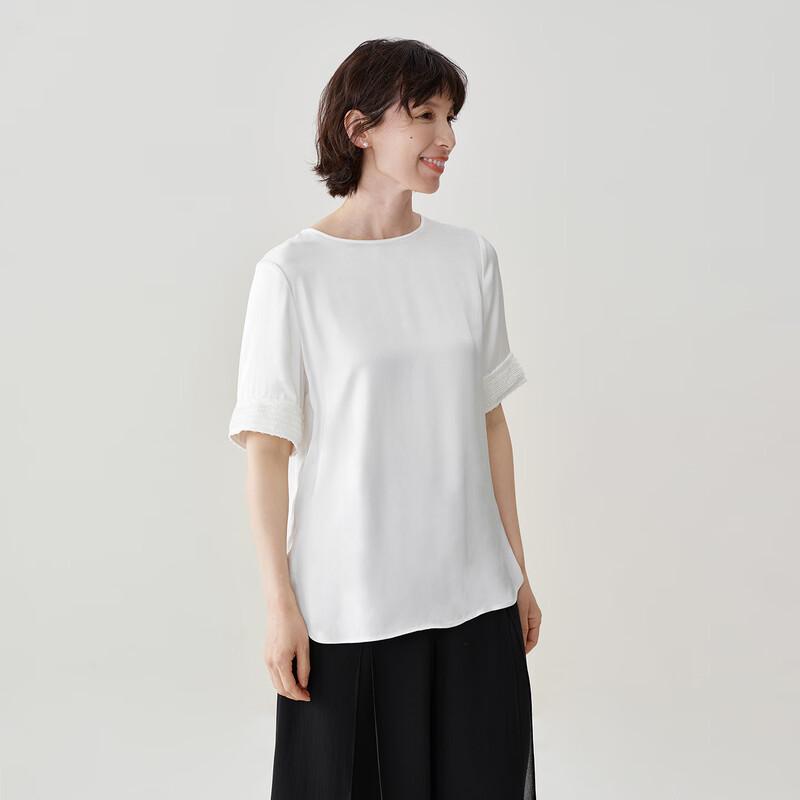 Women's New Chinese Style Beaded Cuff Elegant T-Shirt