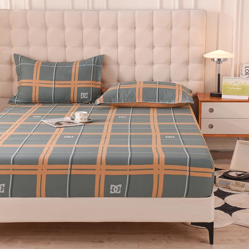 Fitted Sheet Home Bed Cover Summer Spring Winter Mattress Covers With Elastic (Without Pillowcase)