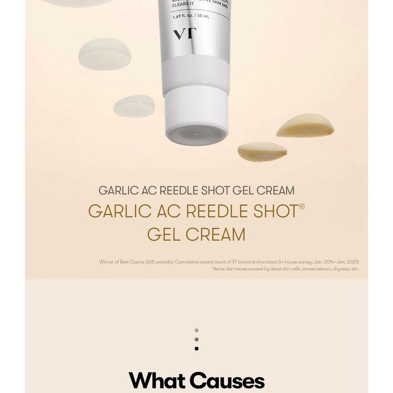 VT - Garlic AC Reedle Shot Gel Cream