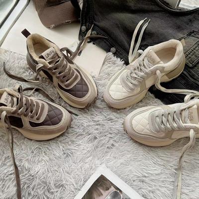 Leather Forrest Gump Shoes Women's Shoes Dad Shoes Spring New Platform Casual Shoes Women's Sports Shoes Tide