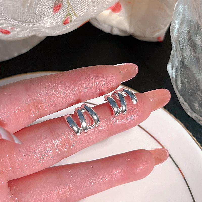 925 Sterling Silver Women's Ear Piercing Earrings - Versatile Cartilage Studs for Comfortable Sleeping
