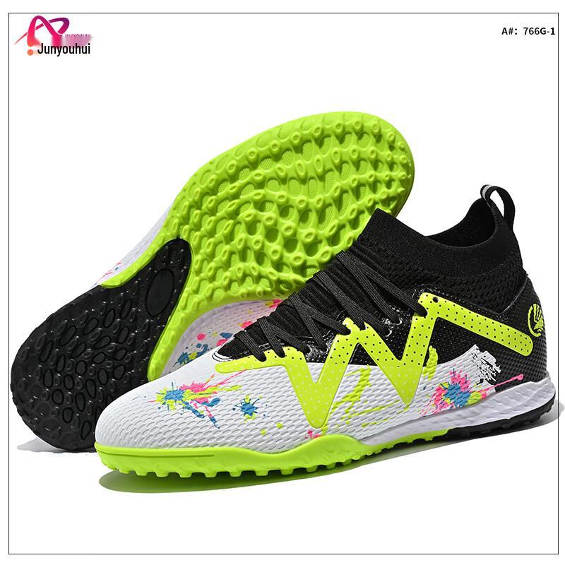 

Junyouhui Unisex High-Top TF Stud Football Boots 31