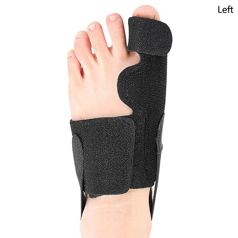 

Корректор для пальцев ног Ортопедические изделия Костный корректор большого пальца Молоточкообразный протектор Корректор Вальгусной деформации Ортопедический инструмент Инструменты для ухода Left чёрный