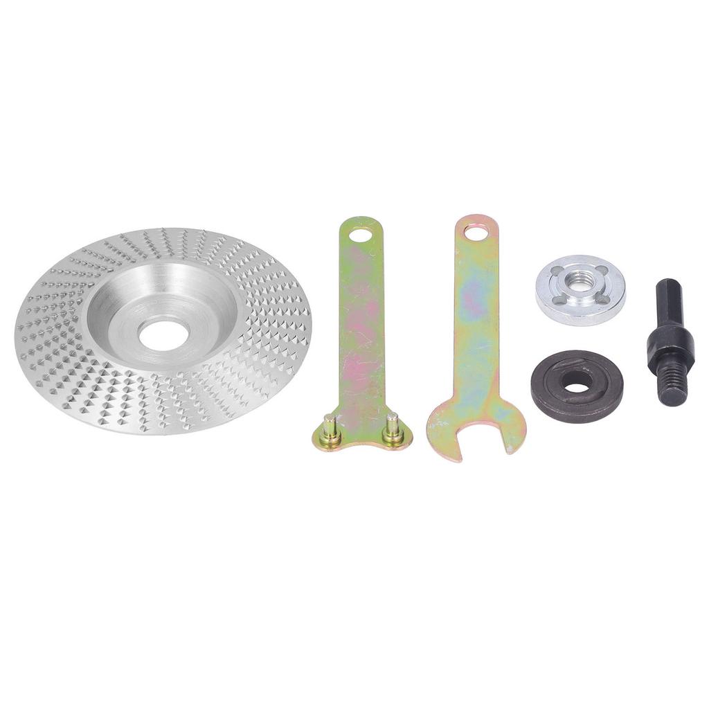 Grinding Shaping Disc Tungsten Carbide 100mm OD 16mm Hole Dia for Angle Grinder Woodworking