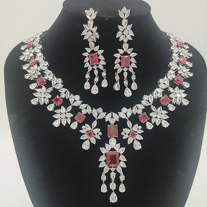 

Роскошное ожерелье из вермикулита, комплект аксессуаров для свадебного платья невесты