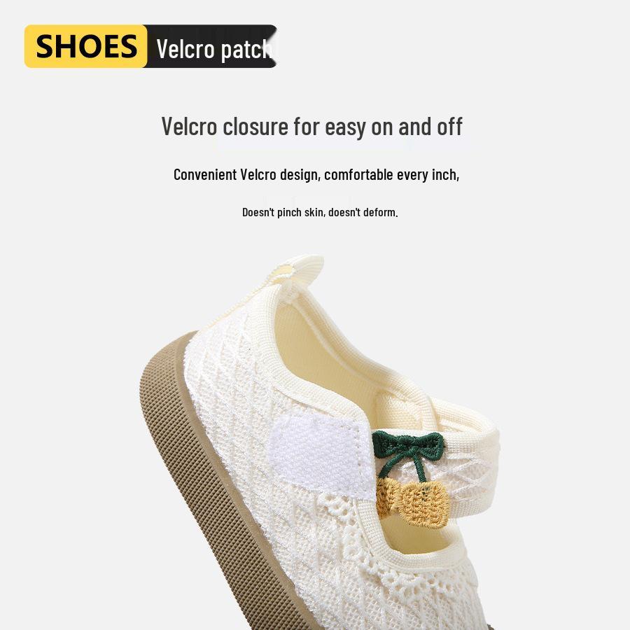 Frühling/Sommer Leinwand Baby Lauflernschuhe - Niedliches Prinzessinnen-Design für Kleinkind-Mädchen & Kleinkinder 2026