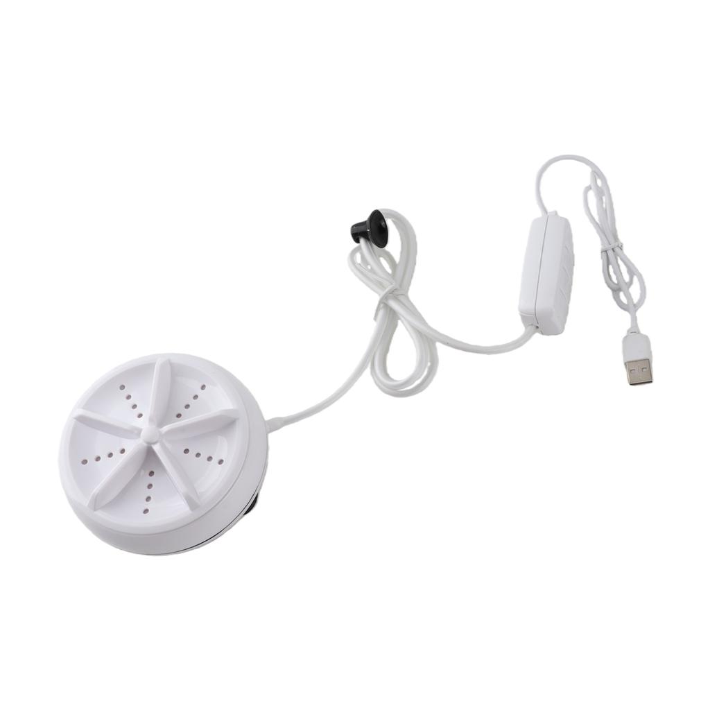 3in1 Mini Washing Machine Portable Personal Rotating Turbine Washer Adjustable with USB Cable Convenient for Travel