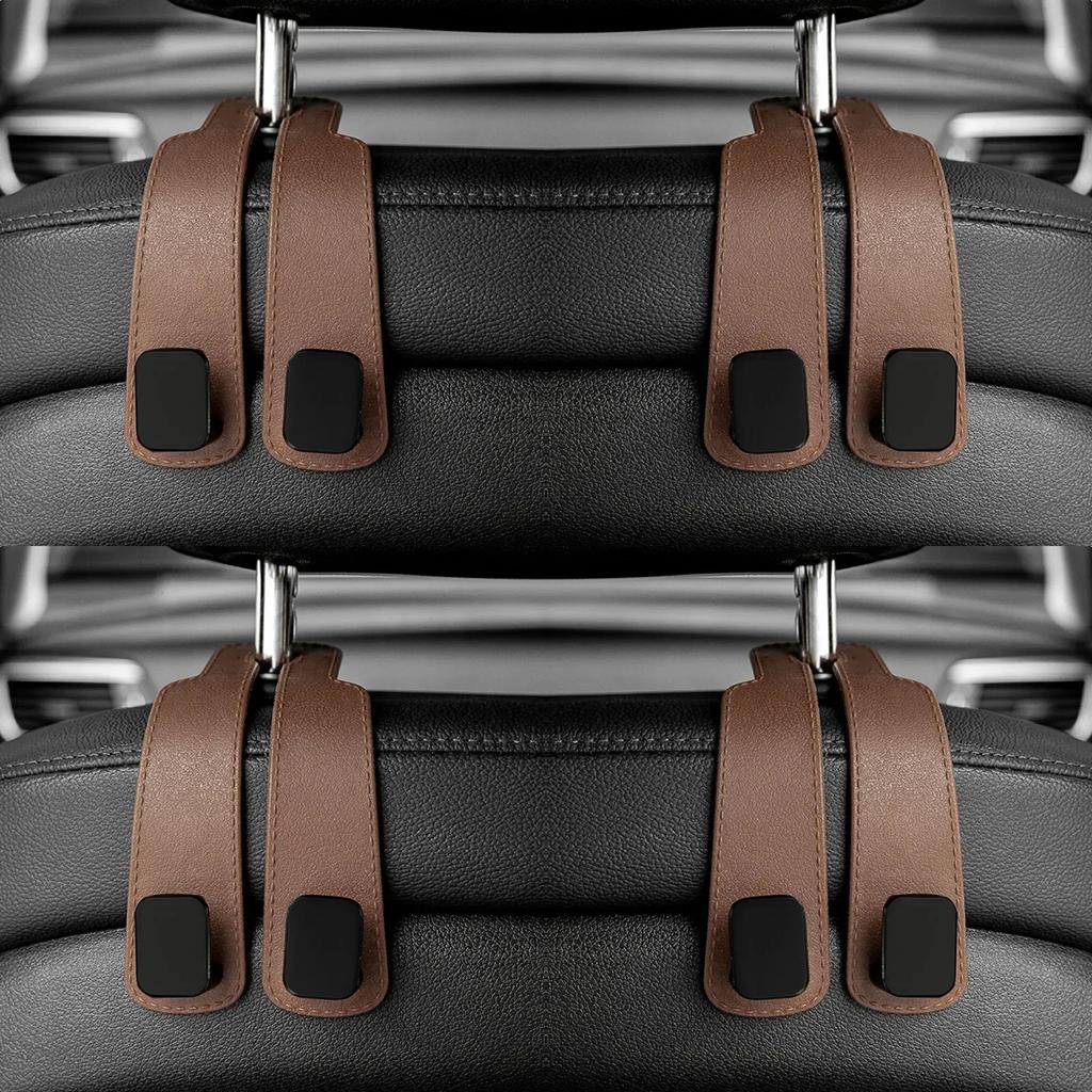 Car Headrest Hooks Hanger for Bags Seat Back Organizer Holder Clips Auto Fastener Hooks Car St