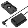 NP-F970 F750 Battery Plate Holder Adapter + FZ100 Dummy Battery Coupler Compatible with Sony