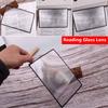 A5 Flat PVC Transparent X3 Magnifying Magnifier Sheet Book Page Magnification Reading Glass Lens