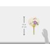 Uchiwa White Background Morning Glory Hiratake Large Approximately 2336.5cm