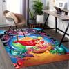 1pc Office Carpet, Under Chair Rug, Gift for Home Decor, Disney Princess Ariel and Friends, Sea Life Theme, Vibrant Colors