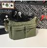Unisex Large Capacity Multi-Pocket Crossbody Tote - Water-Repellent Workwear Style Shoulder Bag