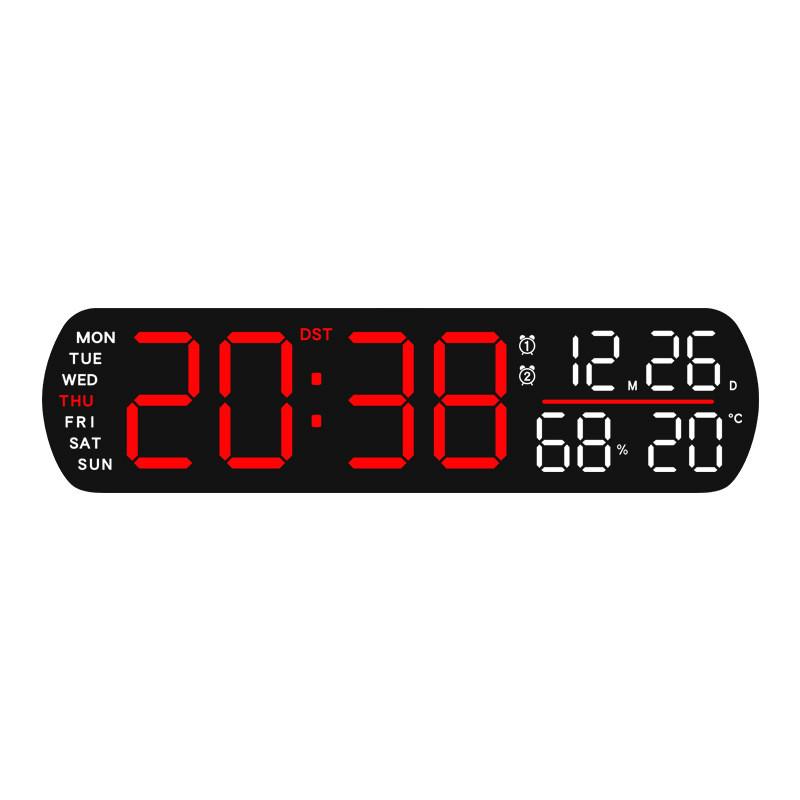 Modern Minimalist Digital Alarm Clock With Led Display For Home Office Decor
