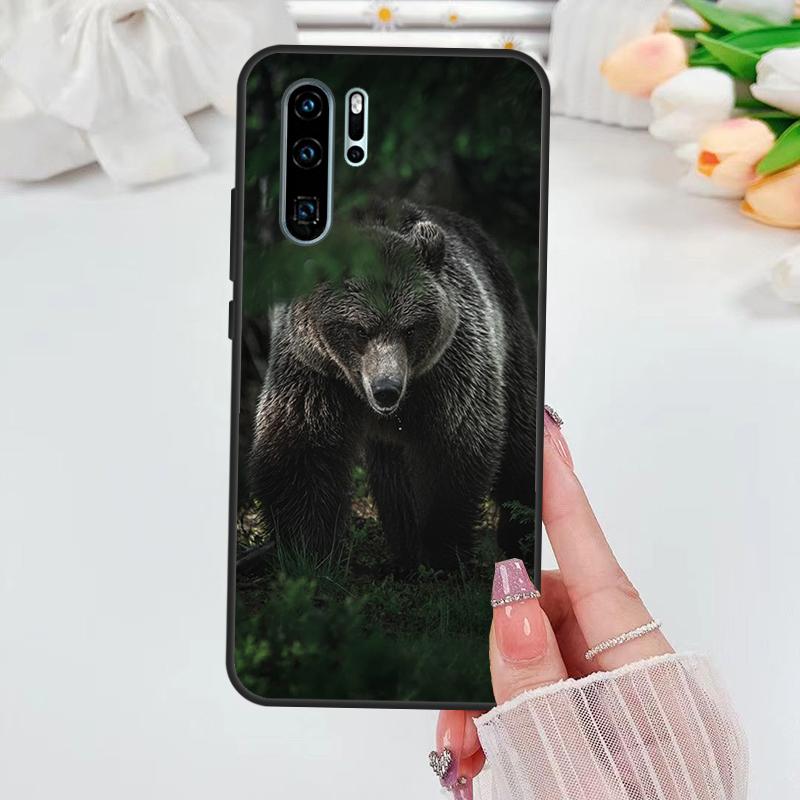 Grizzly Bear For Huawei Nova 12i 11i 8i 12s Y73 Y72 Y61 Y91 Y90 Y70 Y60 9 10 SE P30 P40 Lite P60 Pro Case