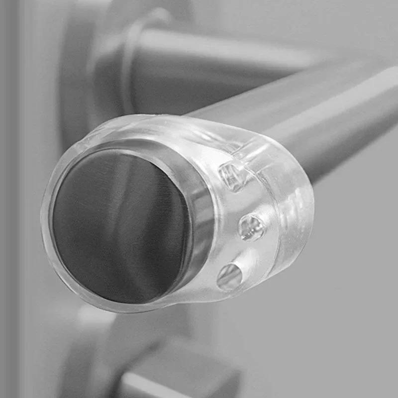 Self Adhesive Door Stopper Transparent Silica Gel Door Handle Buffer Wall Protection Catch Doorknob Bumper Furniture Protective
