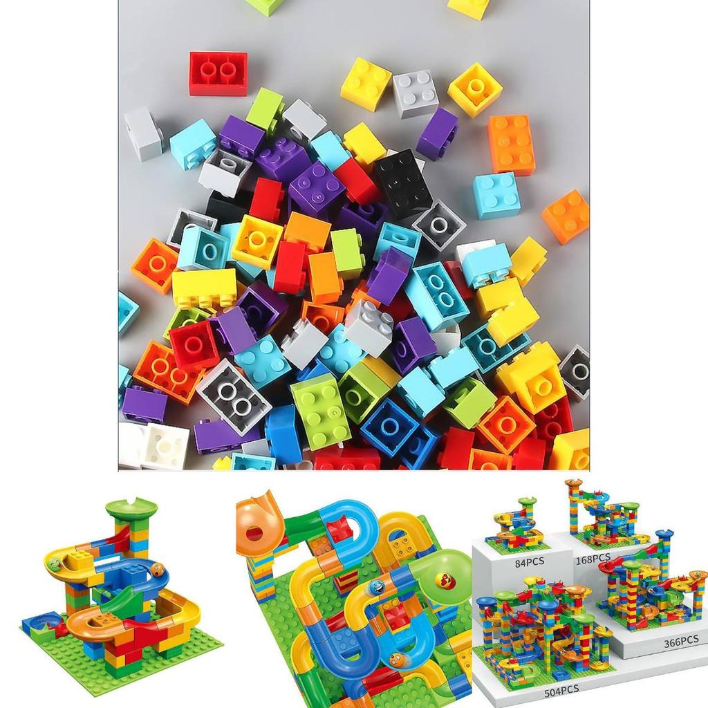 Marmor Rennbahn Bausteine Set Mit Abs Kunststoff Für Kinder Diy Spaß Pädagogisches Spielzeug