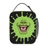 Ghostbusters Movie Slimer Artwork Printed Insulated Lunch Bag for Women Kids Portable Food Boxes Thermal Lunch Box Tote