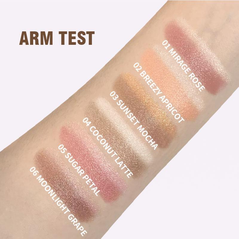 Three Color Eyeshadow Stick Matte Pearl Glitter Long Lasting Waterproof Twist Up Portable Travel Friendly Daily Eye Makeup