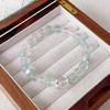 New Chinese Style White, Natural Green Fluorite, Bracelet Fashion Temperament Versatile High Value Bracelet Women