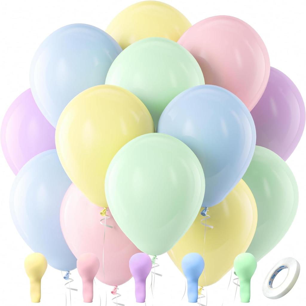 100PCS multi-color latex balloon set suitable for birthday parties, weddings, Valentine's Day party decoration