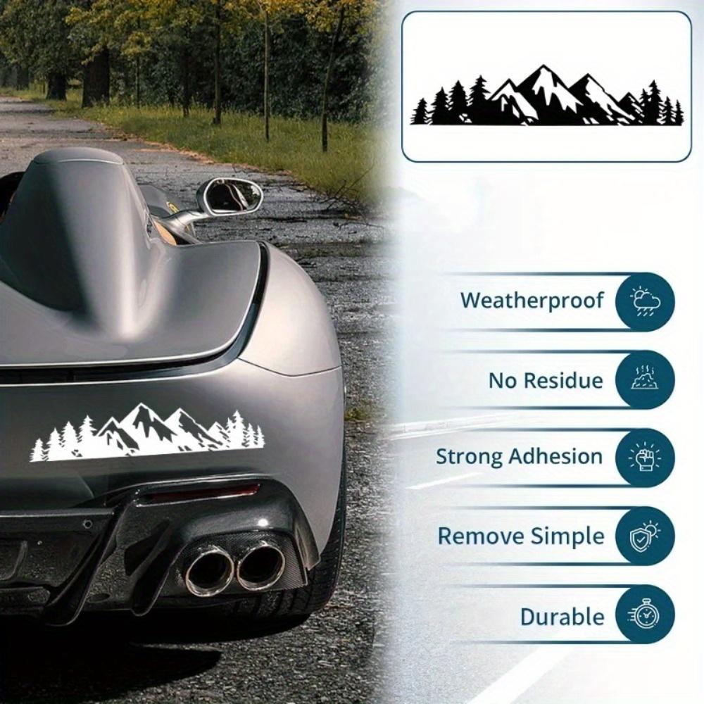 Autoaufkleber Außen Wald Schneeberg Styling Personalisierte Aufkleber Auto Mode Dekoration Aufkleber Dekorative Accessoires