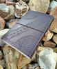 Embossed Tree of Life Leather Journal: Handmade Sketch Paper Diary