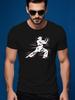 Kung Fu Grafisch T-shirt Grafisch T-shirt - Wit Casual Zomer...