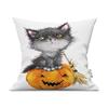 Halloween Pumpkin Funny Print Pattern Cushion Cover Home Living Room Sofa Bedroom Decoration Throw Pillow Cover