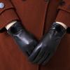 Womens Genuine Leather Winter Gloves Touchscreen Compatible Warm Driving Riding Fashion
