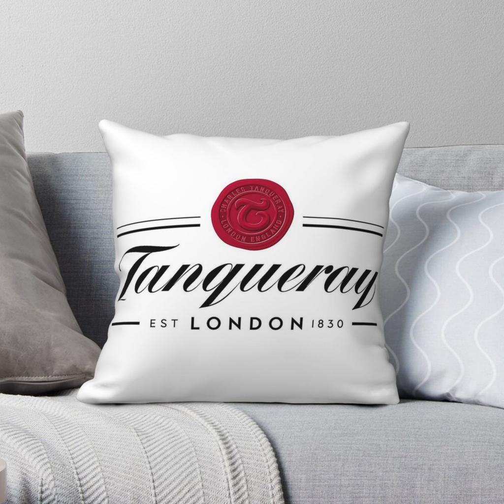 Tanqueray EST 1830 London Federa Poliestere Lino Velluto Zip Creativa Decorazione Cuscino per Stanza