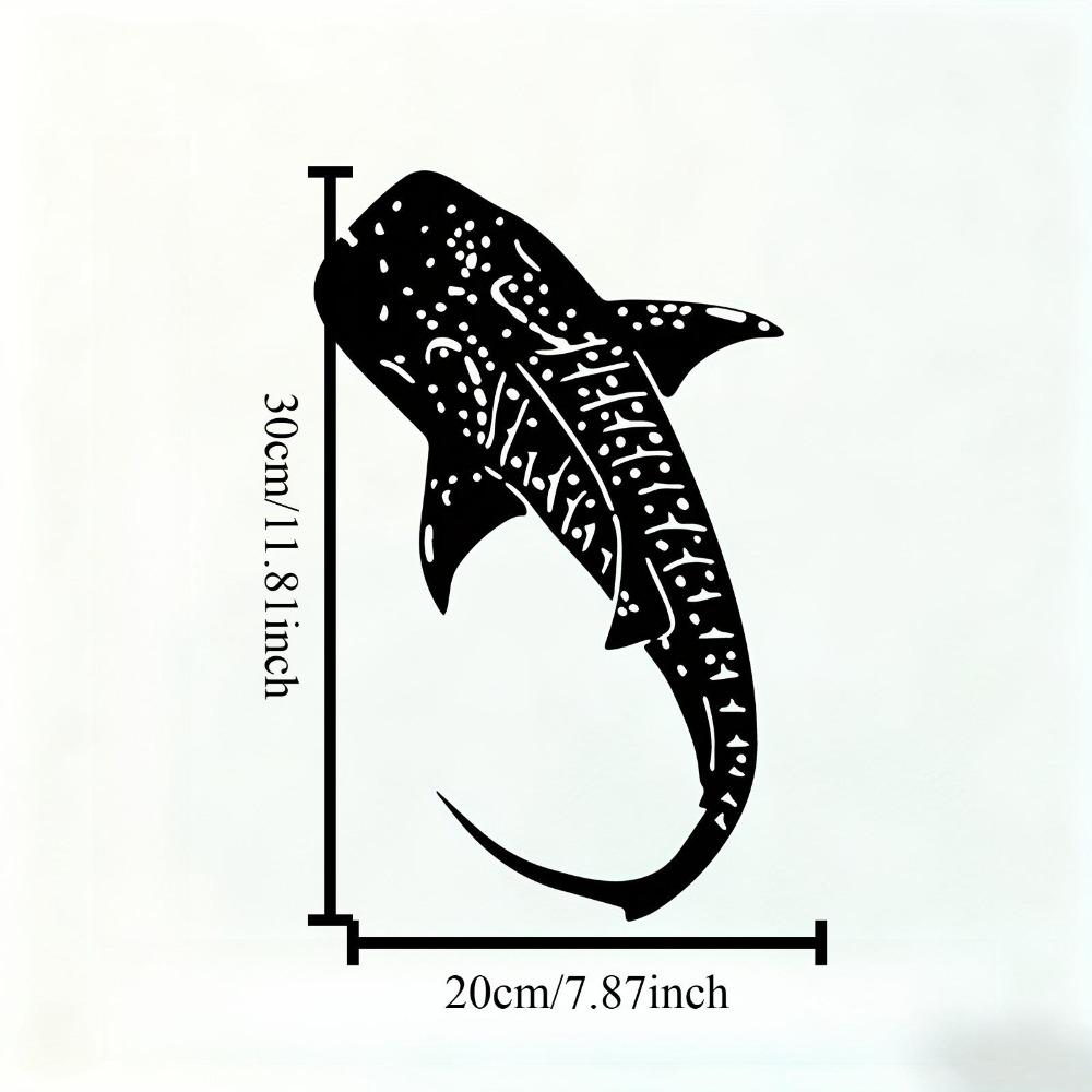 

Металлическое настенное искусство Китовая акула Декор для сада и улицы Всепогодная железная скульптура Морская жизнь Подарок
