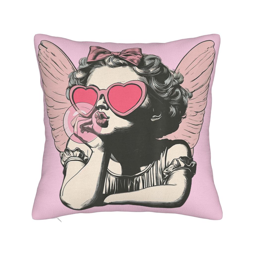 Pillow Case Valentines Day Skeleton Hand Heart Soft Pillow Cover For Wedding Party Home Decor Funny Pillowcases