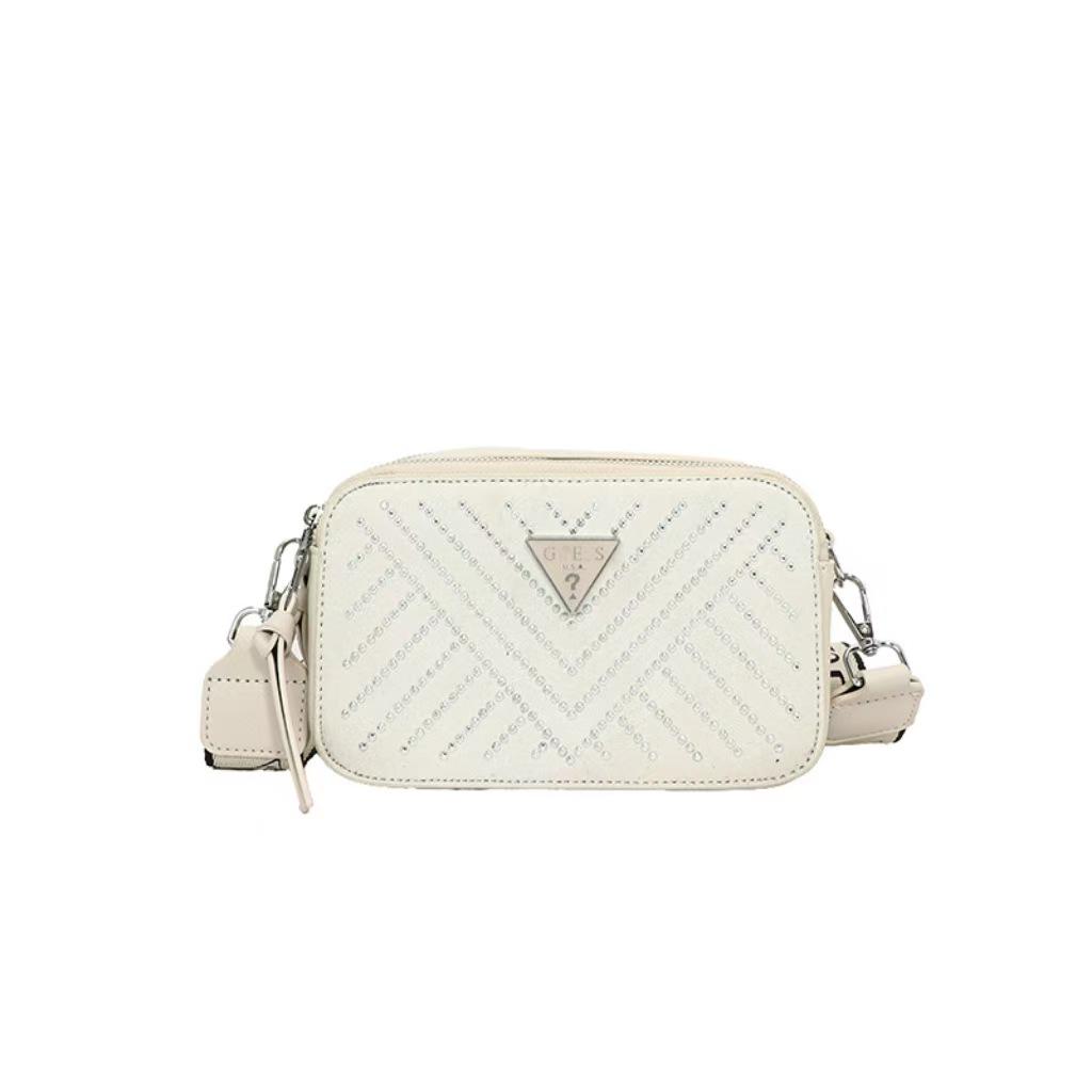 Chao Torba z szerokim paskiem z dżetami: Damska codzienna modna torba na ramię i crossbody