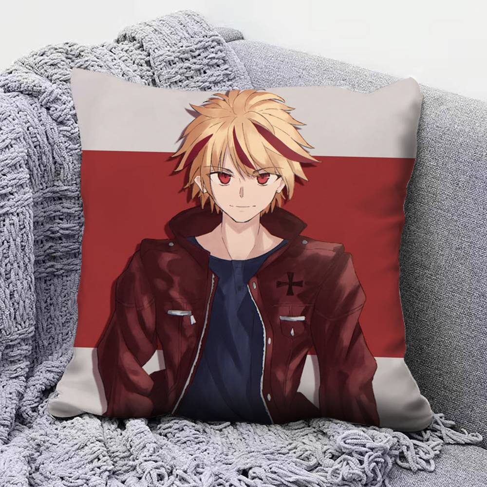 

Richard I Lionhart Saber Fate Strange Fake Pillow Covers Home Sofa Cushion Covers and Aecorative Custom 30x30 cm