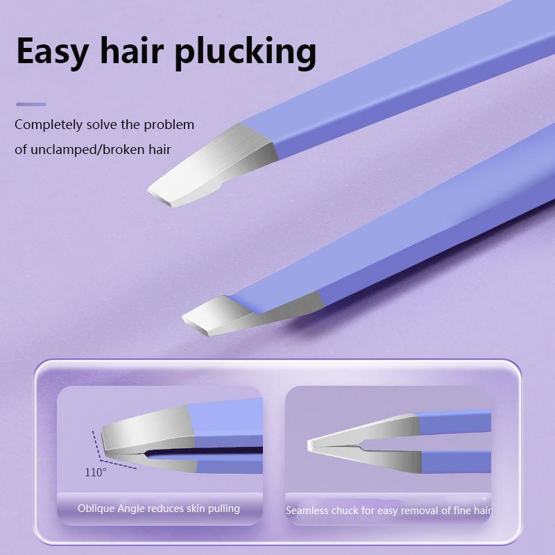 High-Quality Eyebrow Tweezer Positive Oblique Eyebrow Clipper Stainless Steel Tweezers Eyebrow Clipper Set Beauty Tools