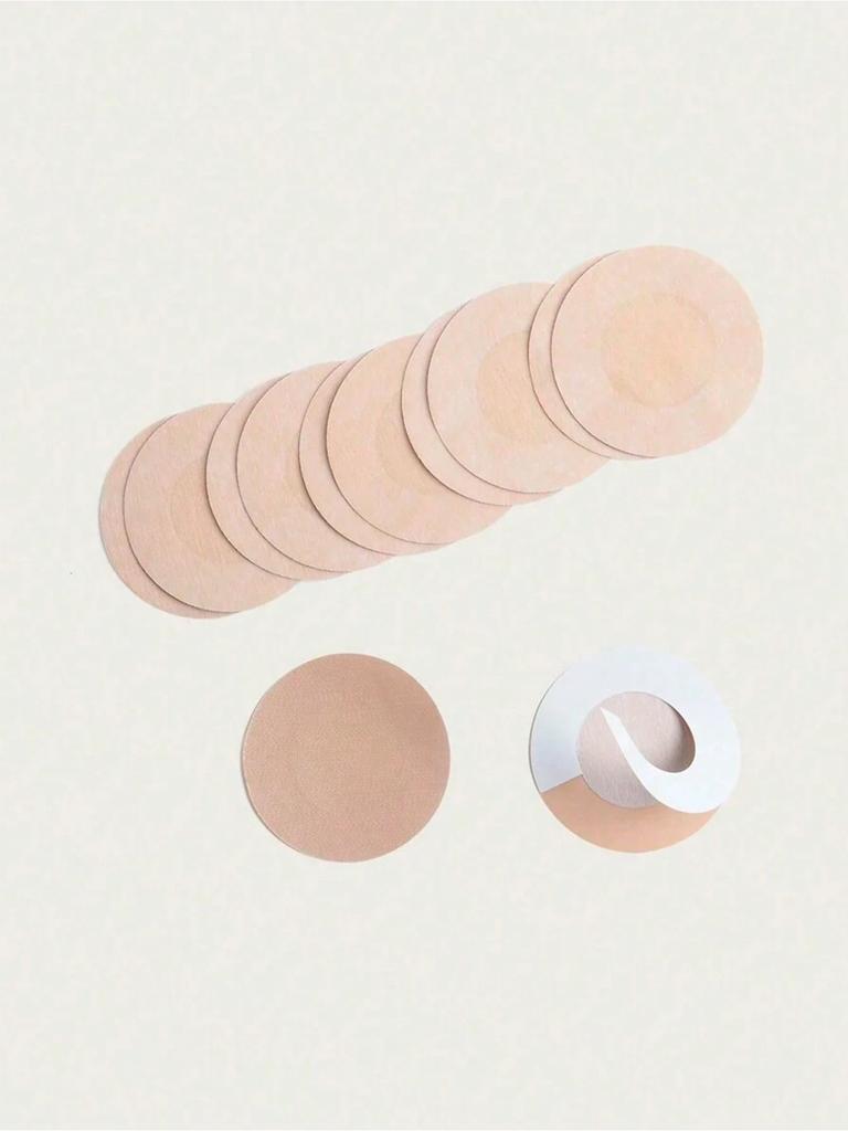 Invisible Nipple Covers with Disposable Nipple Pads,Breathable Self-Adhesive Bra Stickers,Seamless Women's Underwear Accessories