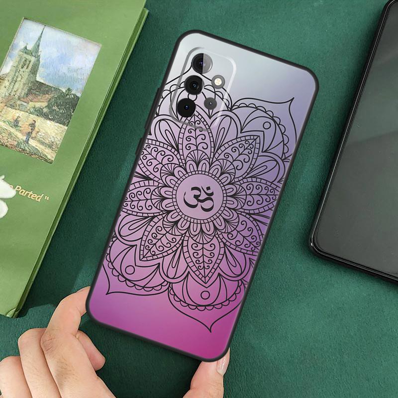 Aum Om Symbol Soft Cover For Samsung Galaxy A54 A53 A73 A13 A71 A51 A14 A52 A32 A12 A22 A52S Back Case