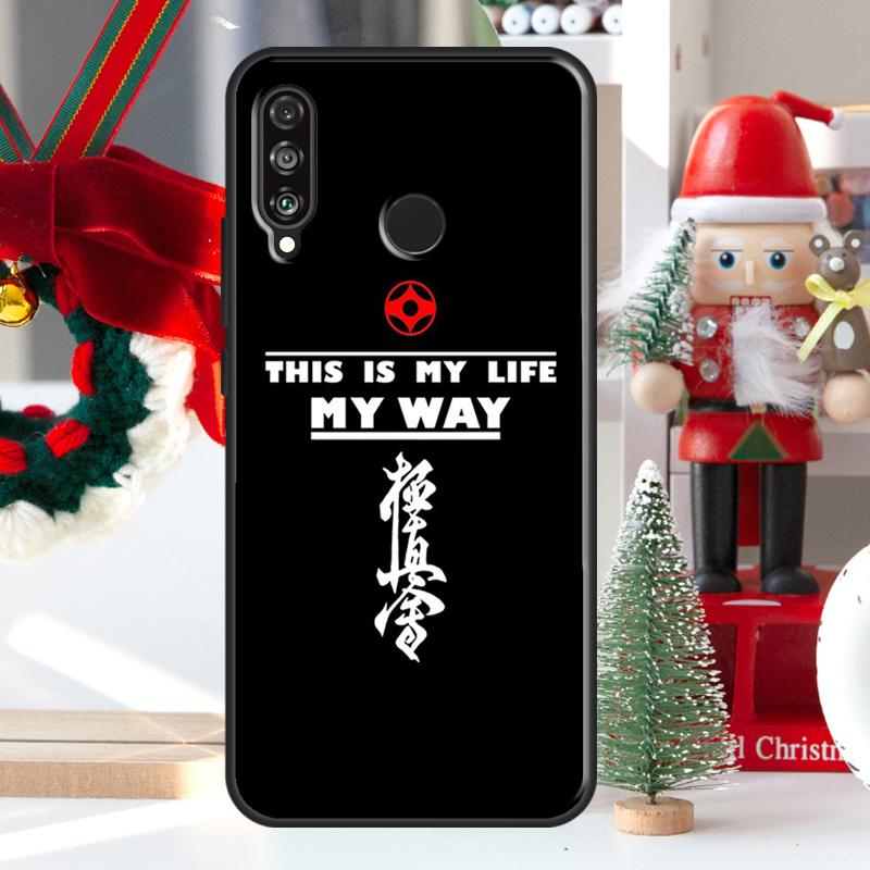 Kyokushin Karate Symbol For Huawei Nova 5T 9 10 SE 7i 8i 11i 12i Y73 Y72 Y61 Y91 Y60 Y70 Y90 P20 P40 P30 Lite Case