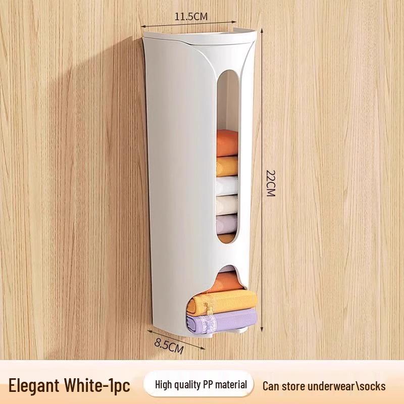 

Настенный органайзер для нижнего белья и носков - Ящик для хранения белый