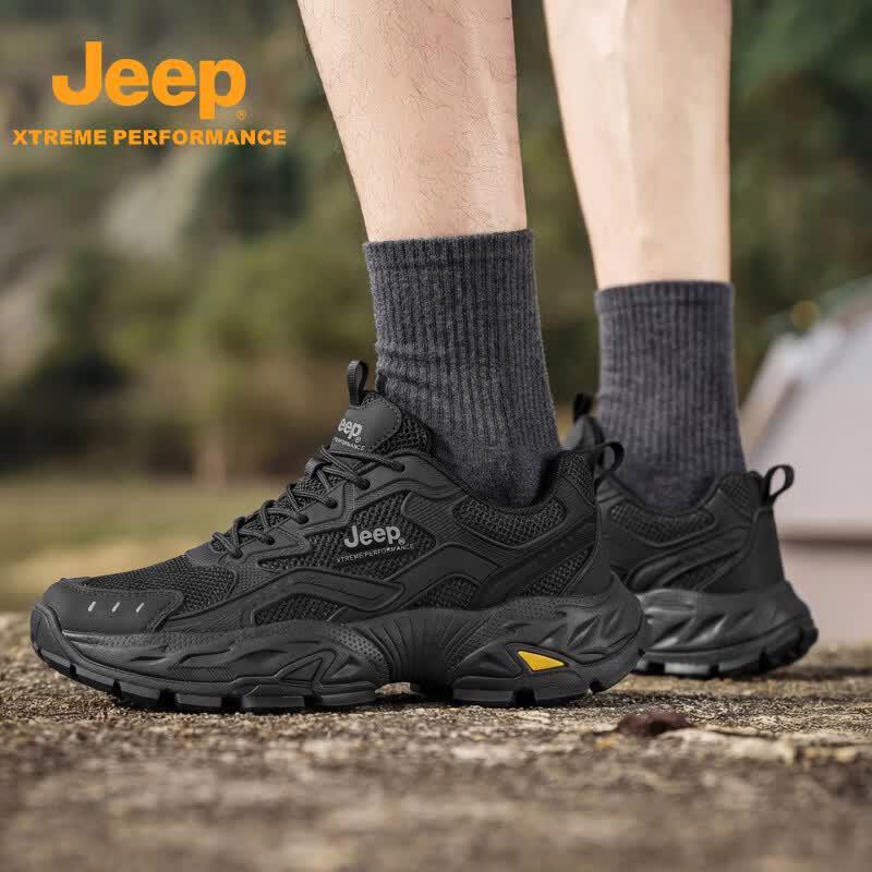 Jeep Men's Breathable Lightweight Outdoor Hiking Shoes