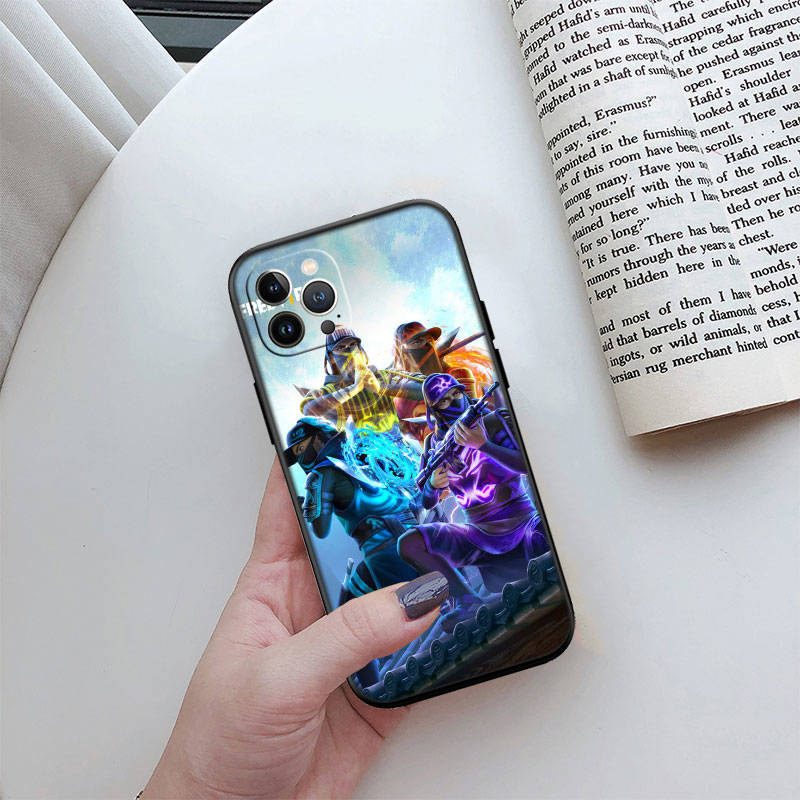 IR10 Free Fire Phone Shell Case for Redmi Note 12 12S 12C 13 13C 13R 14 14S 14R 14C Pro Max Plus A3 A3X A4 A5 11A 13X